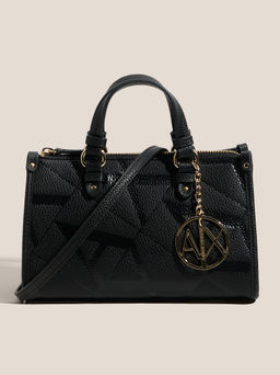 Женская сумка с ручками ARMANI EXCHANGE GYNGER Артикул 4368405, черный