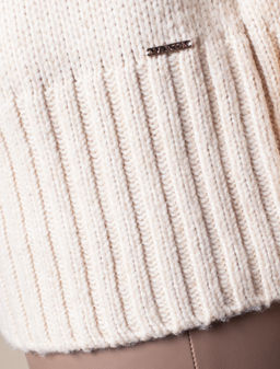 VILATTE / Свитер крупной вязки из уютной пряжи с ангорой и мохером  фото 9