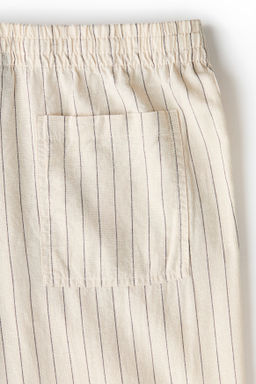 Pantal?n en mezcla de lino Relaxed Fit - H&m фото 3