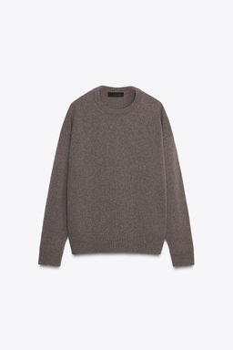 CASHMERE AND WOOL LONG SLEEVE SWEATER - Zara фото 5