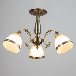Люстра «Мадлен» 3×40 Вт E27 античная бронза 40×40×50 см