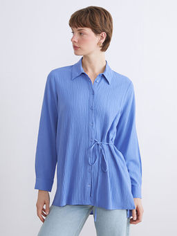 Dokulu Kad?n G?mlek Tunik