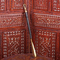 Ложка для обуви «Петелька», 51×4×2.5 см, латунь