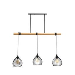 Люстра «Арландо» 3хЕ27 40 Вт черный 60×20×20-200 см