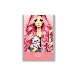 Б260 Светоч Блокнот на скобе, A6 32 л. 10 шт. клетка Нежный друг 01725  фото 4