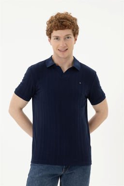 Мужская темно-синяя футболка - U.s. polo assn фото 3