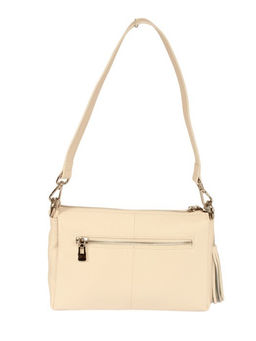 Сумка женская натуральная кожа GU 163-8548, 3отд, плечевой ремень, молочный SALE 265772 - Adelia фото 2