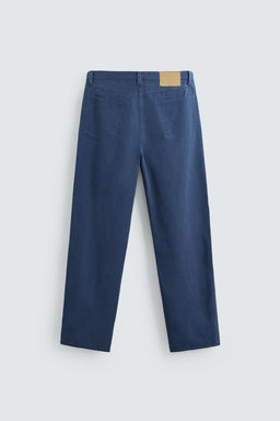 WASHED STRAIGHT-LEG TROUSERS - Zara фото 18