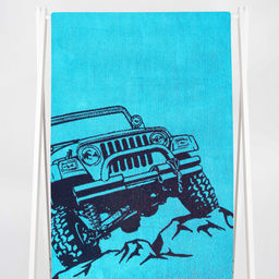 Полотенце махровое 6с102.411ж1 Гонки(3-бир-т.син) 67х150см