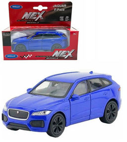 Welly. Машинка 1:38 "Jaguar F-Pace" пруж. мех., арт.43726W-B синий