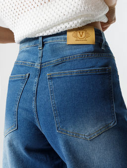 VILATTE / Джинсовые эластичные шорты  фото 10