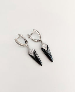 Серьги с керамикой