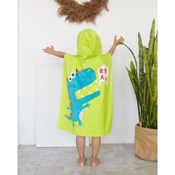 Полотенце-пончо детское махровое Крошка Я Дино 60*120см, 100% хлопок  фото 5