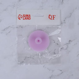 Щётка для умывания «Круг», силиконовая, на присоске, d=5.5 см, МИКС