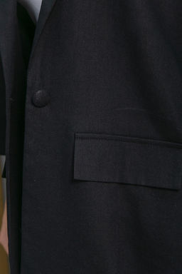 Пиджак льняной Мэрлин (черный) Б13239-7М