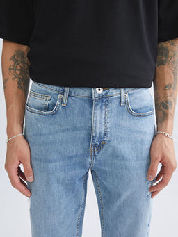 750 Slim Fit Y?rt?k Detayl? Erkek Jean Pantolon