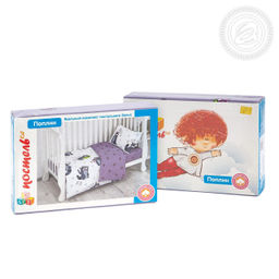 Енотики Детский/Пододеяльник: 1 шт. - 147*112; Простыня: 1 шт. - 150*110; Наволочка: 1 шт. - 40*60; Поплин ясельный - Артпостелька фото 7