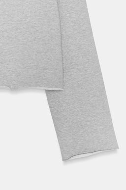 SUDADERA CUELLO BARCO / Gris vigor? - Zara фото 9