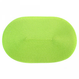 Салфетка под горячее (термосалфетка) "Овальная" 45х30см салатовый (Китай)