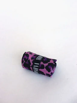 Мод.3, Майка маленькая Принт (SS3pr). Леопард, фиолетовый - Moshna фото 5