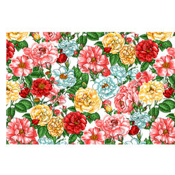 Скатерть-дорожка на стол 50х145см Дикая роза, хлопок Комфорт 171г/м2, упаковка классическая 28х41см, Домашняя мода (Россия)  фото 2