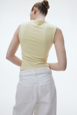 Top drapeado sin mangas - H&m фото 3