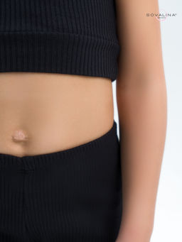 Костюм Тренд лапша черный - Sovalina фото 29