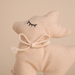 Цена за 2 шт. Мягкая игрушка Оленёнок, 15 см, цвет бежевый, с бантиком - Simaland фото 3