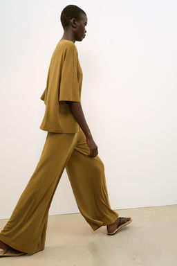 FLOWING PALAZZO TROUSERS - Zara фото 19