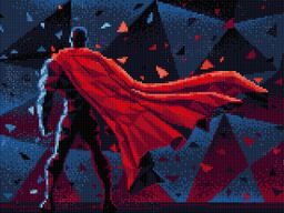 Кристальная (алмазная) мозаика ФРЕЯ ALVA-32 Супергерой 30 х 40 см