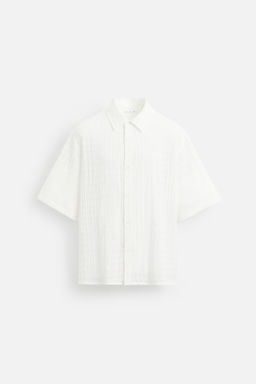 TEXTURED CHECK SHIRT - Zara фото 6