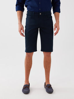 Standart Kal?p Gabardin Erkek Bermuda ?ort