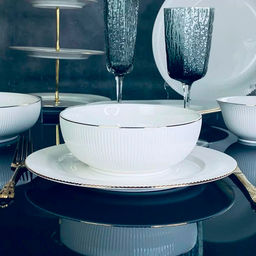 Салатник Lenardi Moon 18 см в под.уп. (х18) Фарфор арт.102-088