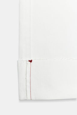 JEANS Z1975 BARREL TIRO MEDIO BAJO VUELTA / Blanco - Zara фото 8