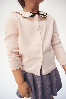 Cardigan en punto fino de algodon - H&m фото 3