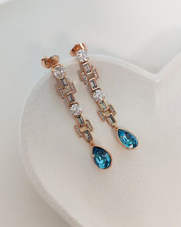 Серьги с кристаллами Swarovski