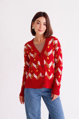 Martichelli Кардиган красный  фото 6