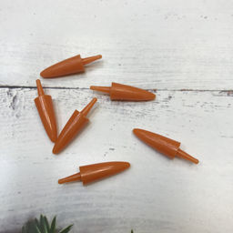 051-3705 Аксессуары игрушек "Нос снеговика - средний", 2 см (6 шт.)