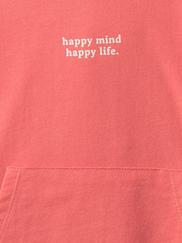 Kap??onlu Bask?l? Uzun Kollu K?z ?ocuk Sweatshirt - Waikiki фото 3