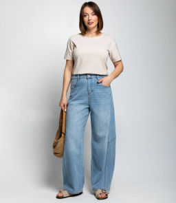 Джинсы #КТ823 (4), голубой