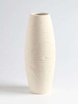 Ваза для цветов «Бего», классик, 27×9 см, керамика, бежевая