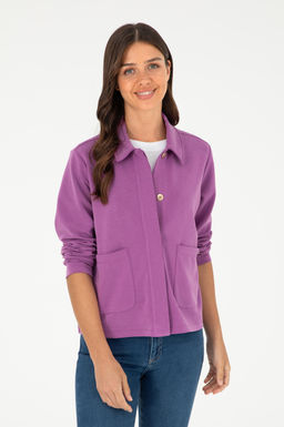 U. S. Polo Assn / Женский фиолетовый свитшот