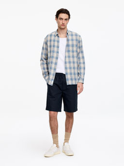 Pantalones cortos de lino y algod?n relaxed fit - H&m фото 3