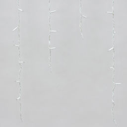 ULD-B3010-200/TWK WHITE IP67 Бахрома светодиодная с эффектом мерцания, 3м. Соединяемая. 200 светодиодов. Белый свет. Провод белый. TM Uniel.