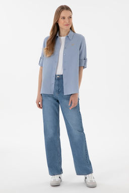 Kad_n Mavi Uzun Kollu G_mlek Sepette S_rpriz _ndirim - U.s. polo assn фото 4