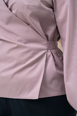 Блузка ТБ-124 серо-лиловый - Angelika фото 5