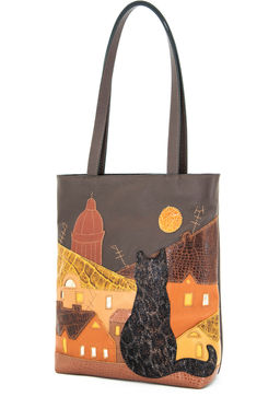 Сумка с аппликацией ДС-517-303 мокко - Protege фото 4