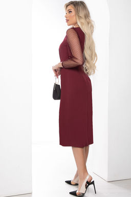 Платье "Идеал красоты" (бордо) П8488