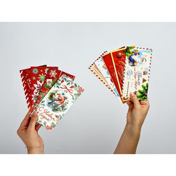 Набор конвертов «С Новым годом» 15 штук, 16,5 x 8 см