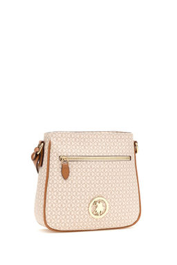 U. S. Polo Assn / Женская бежевая сумка через плечо - U.s. polo assn фото 4